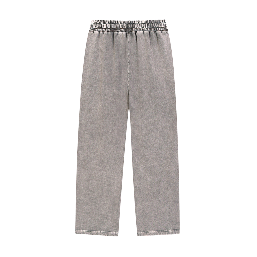 Pantalon Molleton Délavé Neige — Signature