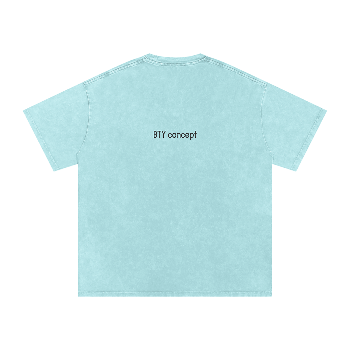 Tee Oversize Délavé Neige — Étendard