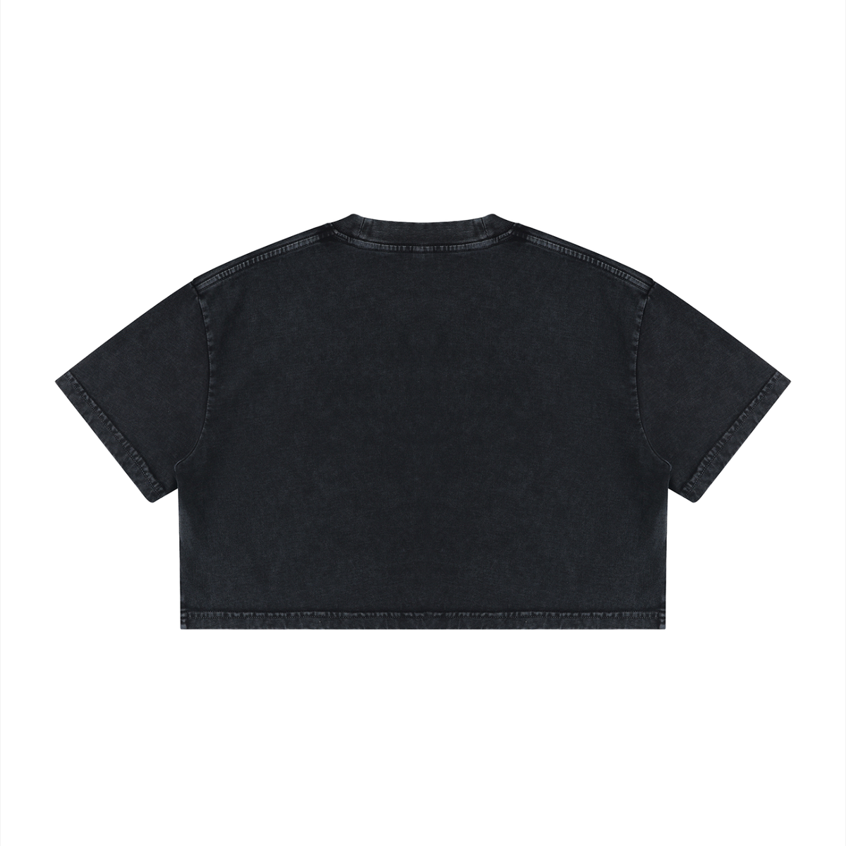 Crop Tee Délavé Minéral