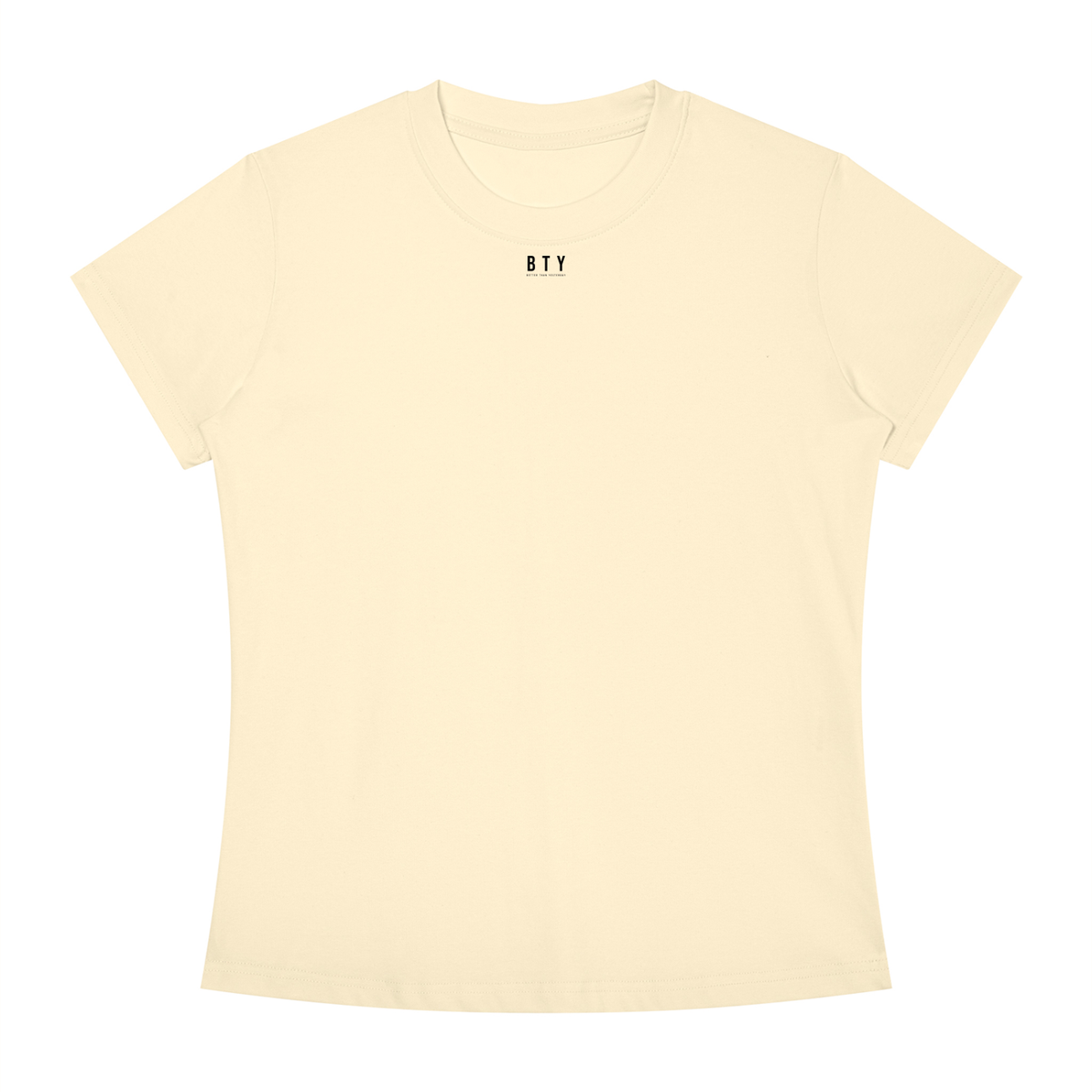 Tee Ajusté Col Rond — Signature