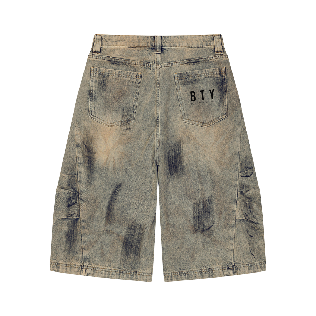 Short en Jean Délavé