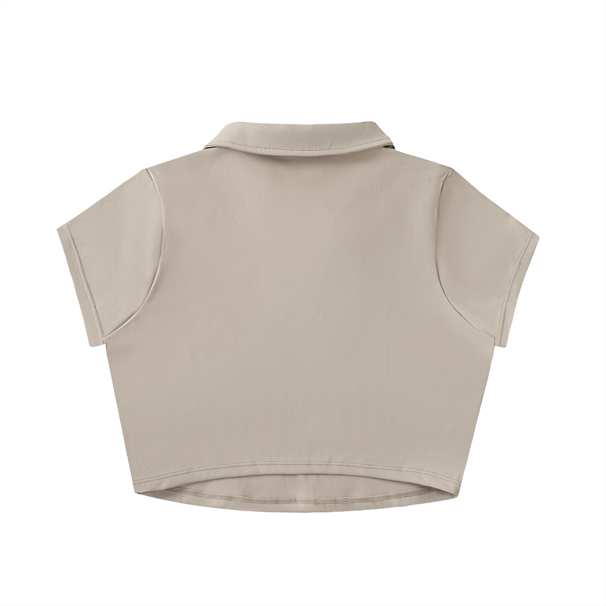 Crop Polo Col V — Signature