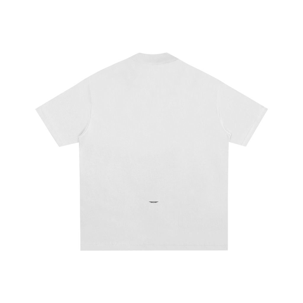 Tee Coton Carrure Tombante