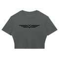 Crop Tee Côtelé Ajusté