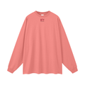 Tee Manches Longues Oversize — Signature Rouge