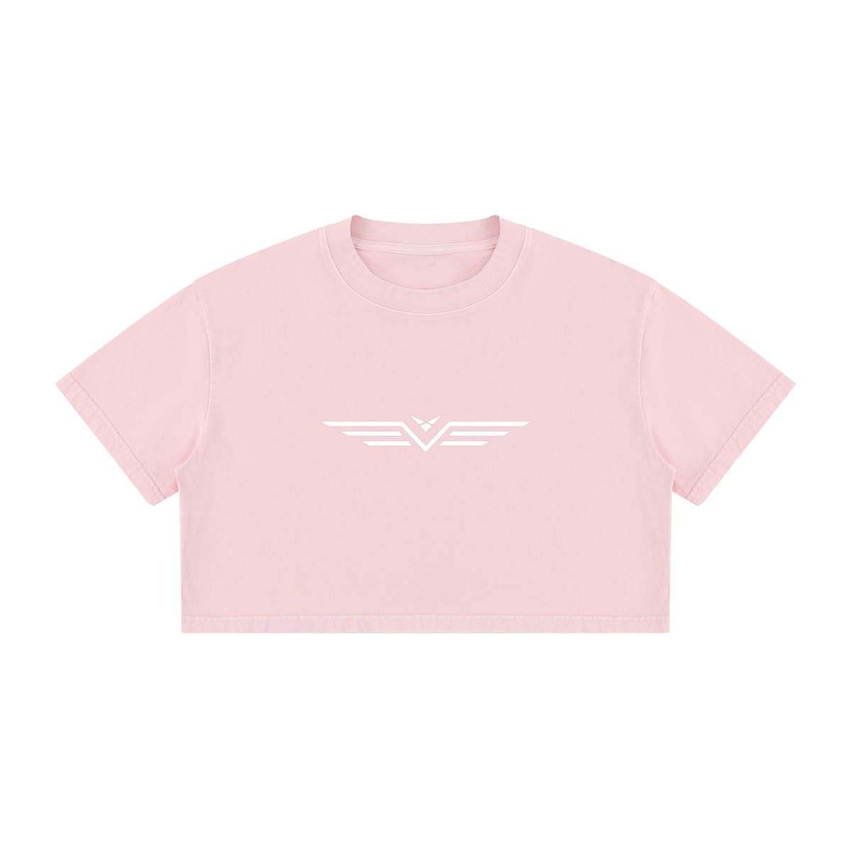Crop Tee Délavé Minéral