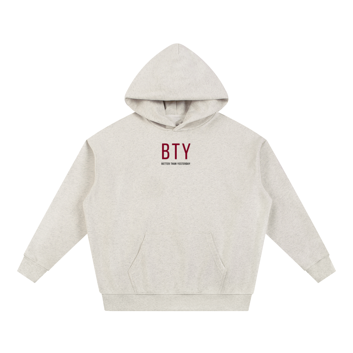 Hoodie Épais — Signature Rouge