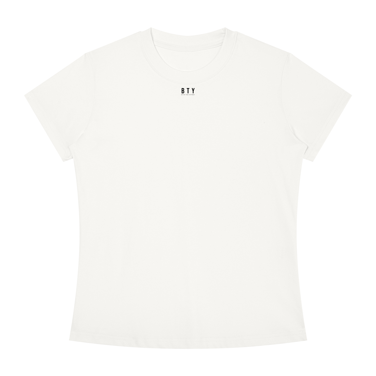 Tee Ajusté Col Rond — Signature