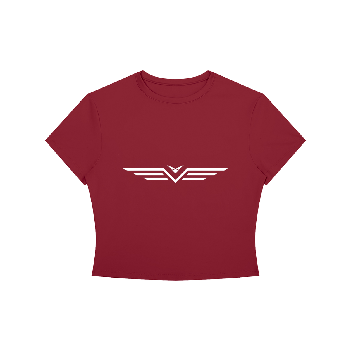 Crop Tee Sport Col Rond