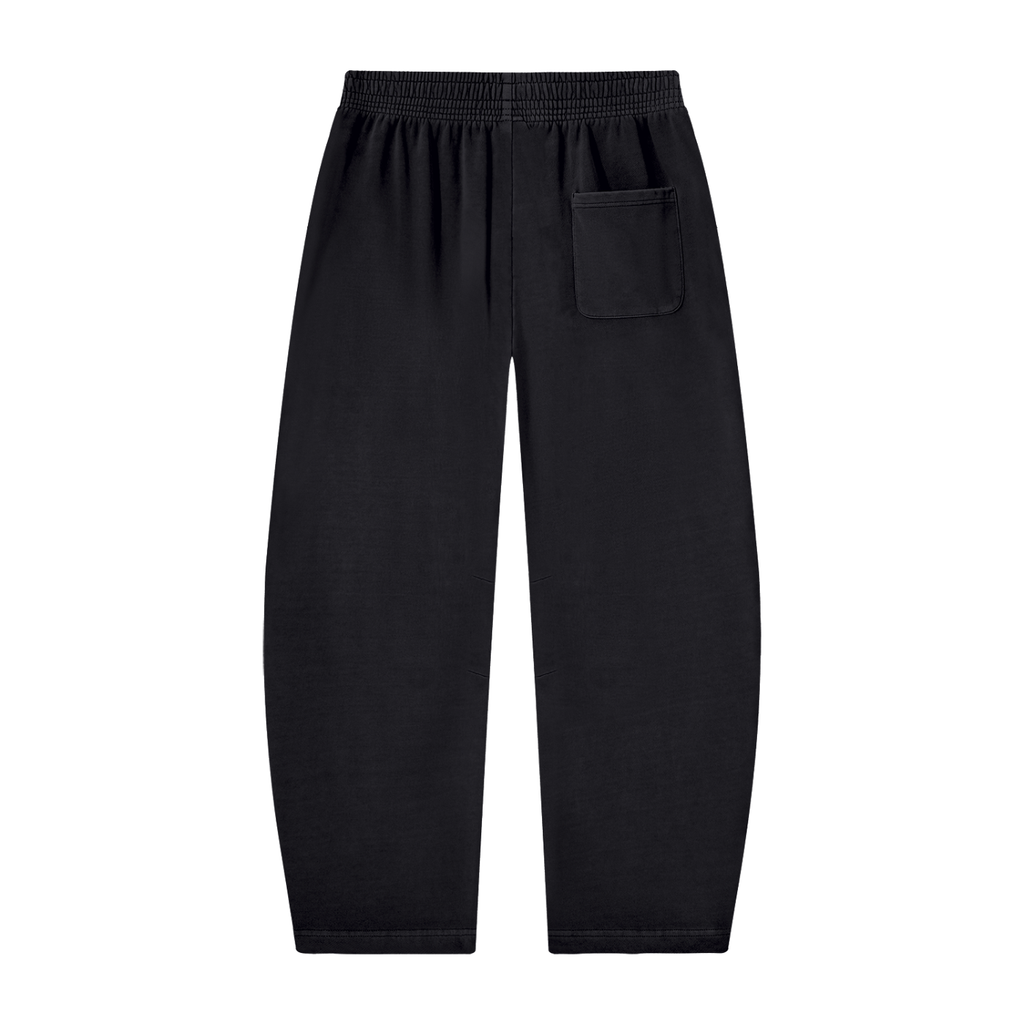 Jogger Barrel Leg Coton Délavé — Signature