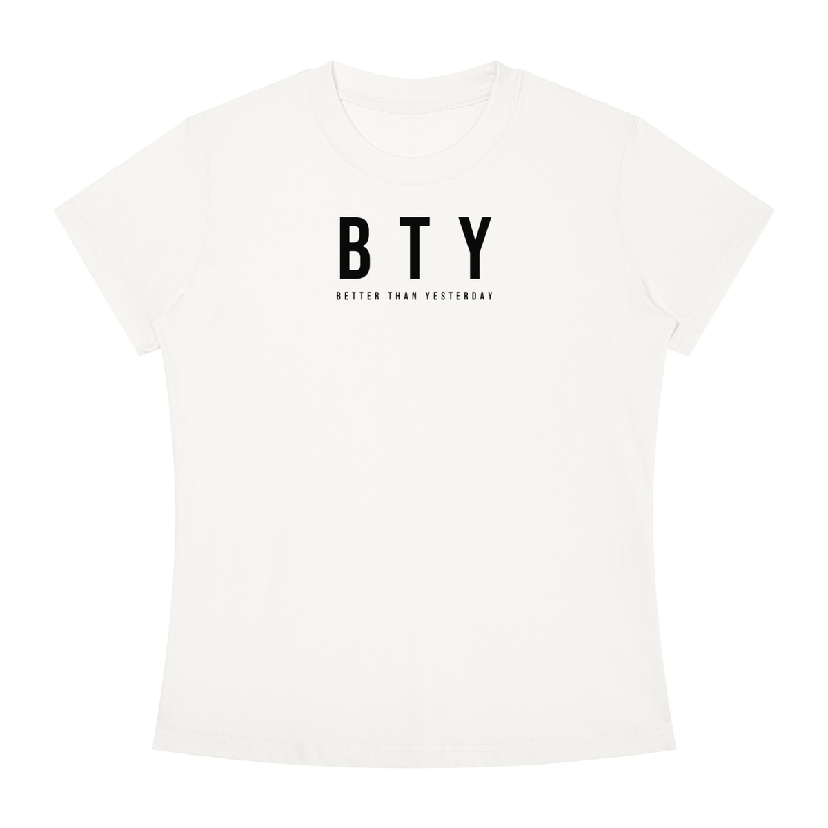Tee Ajusté Col Rond — Bloc