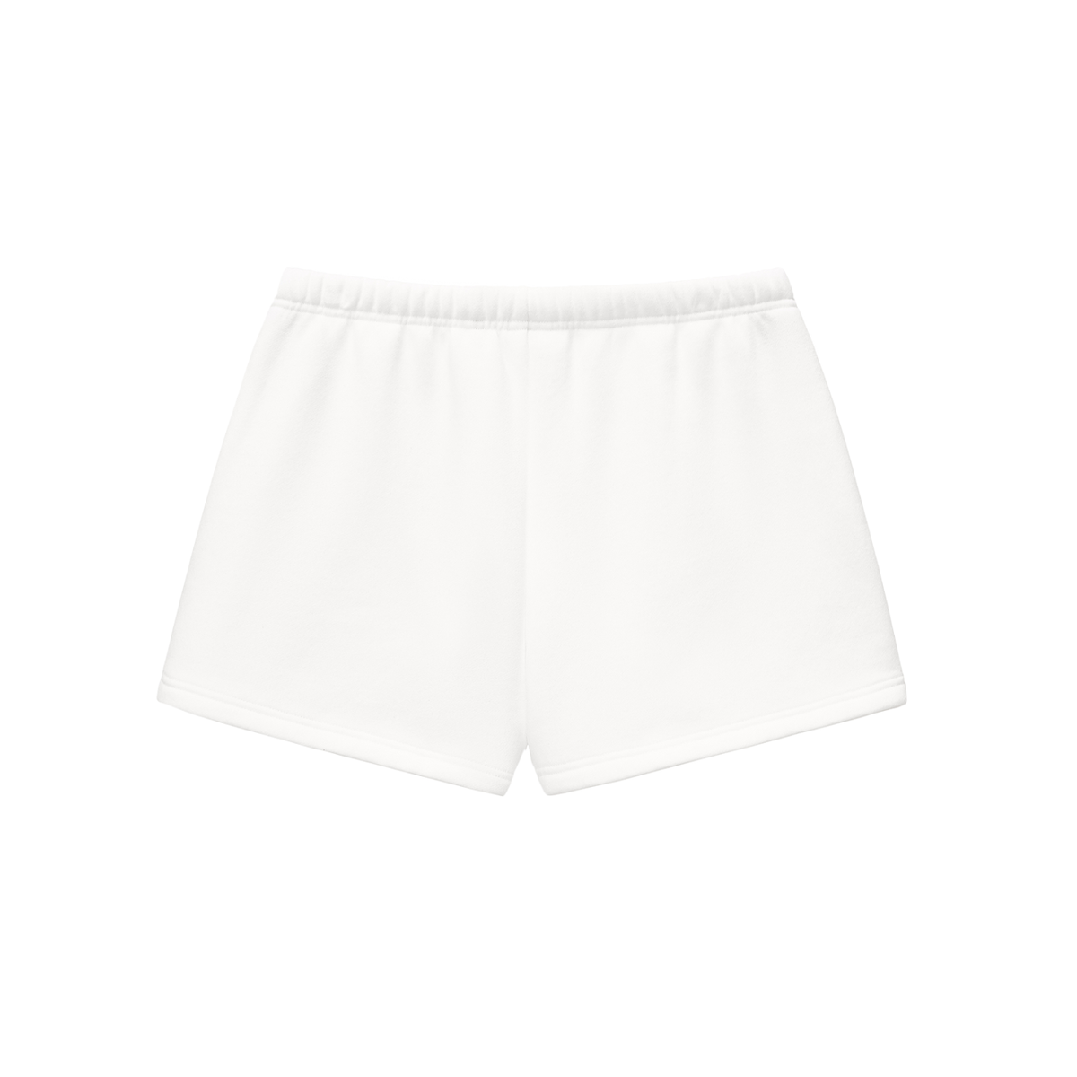 Short Molleton à Cordon — Glyphe Blanc