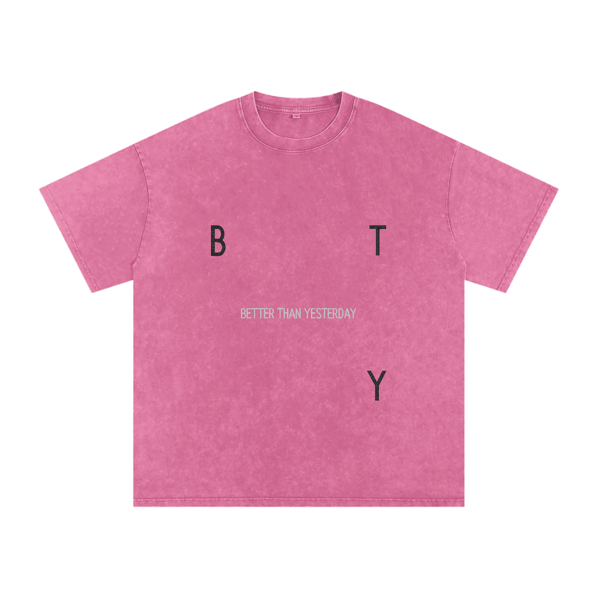 Tee Oversize Délavé Neige — Étendard