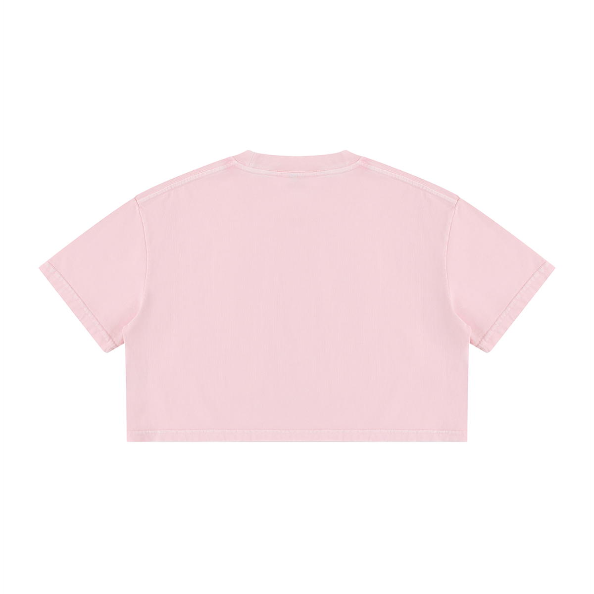 Crop Tee Délavé Minéral