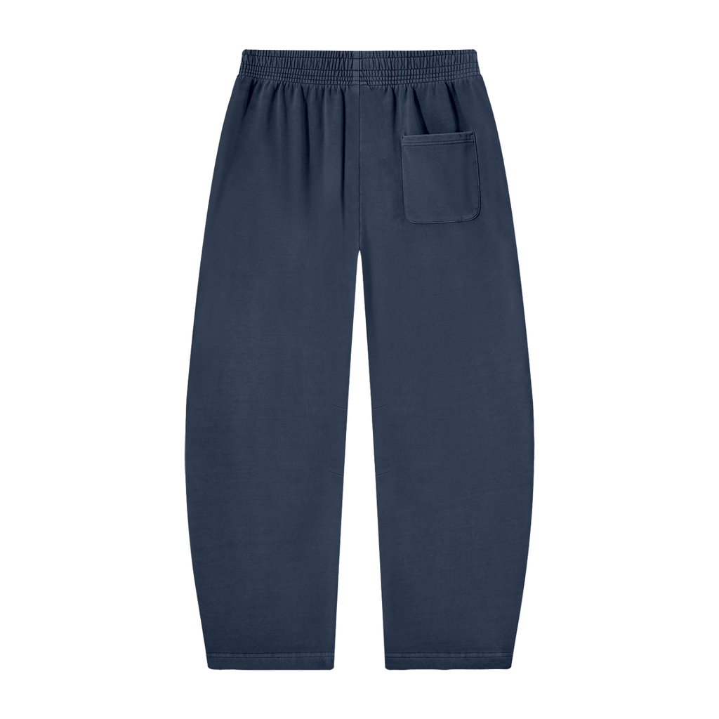 Jogger Barrel Leg Coton Délavé — Signature