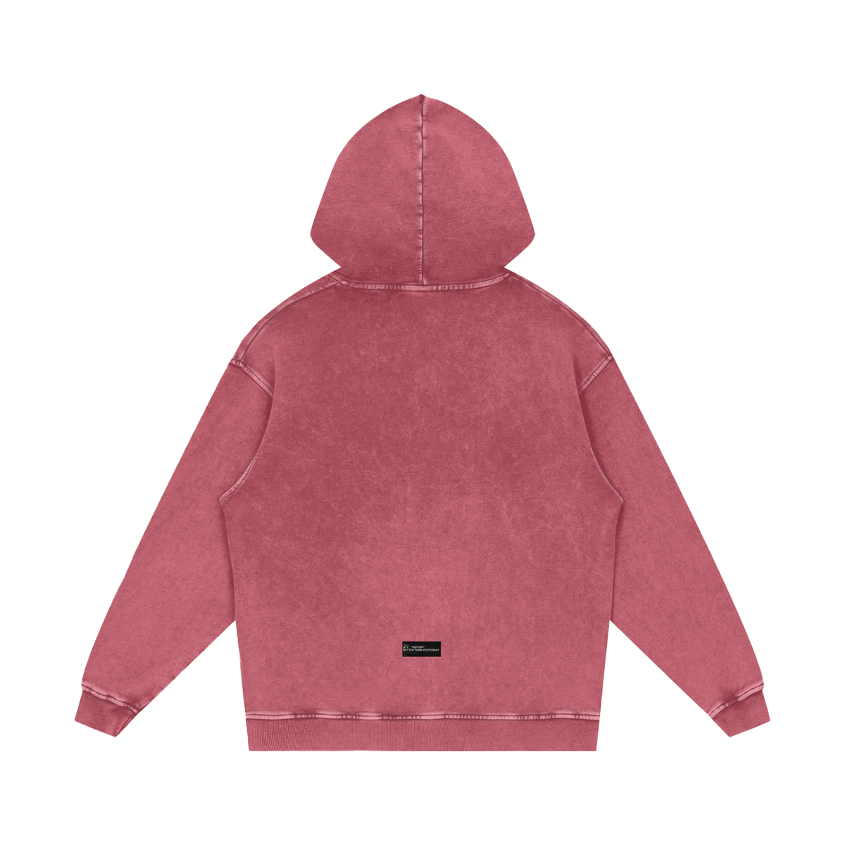 Hoodie Ample Délavé Neige — Manifeste
