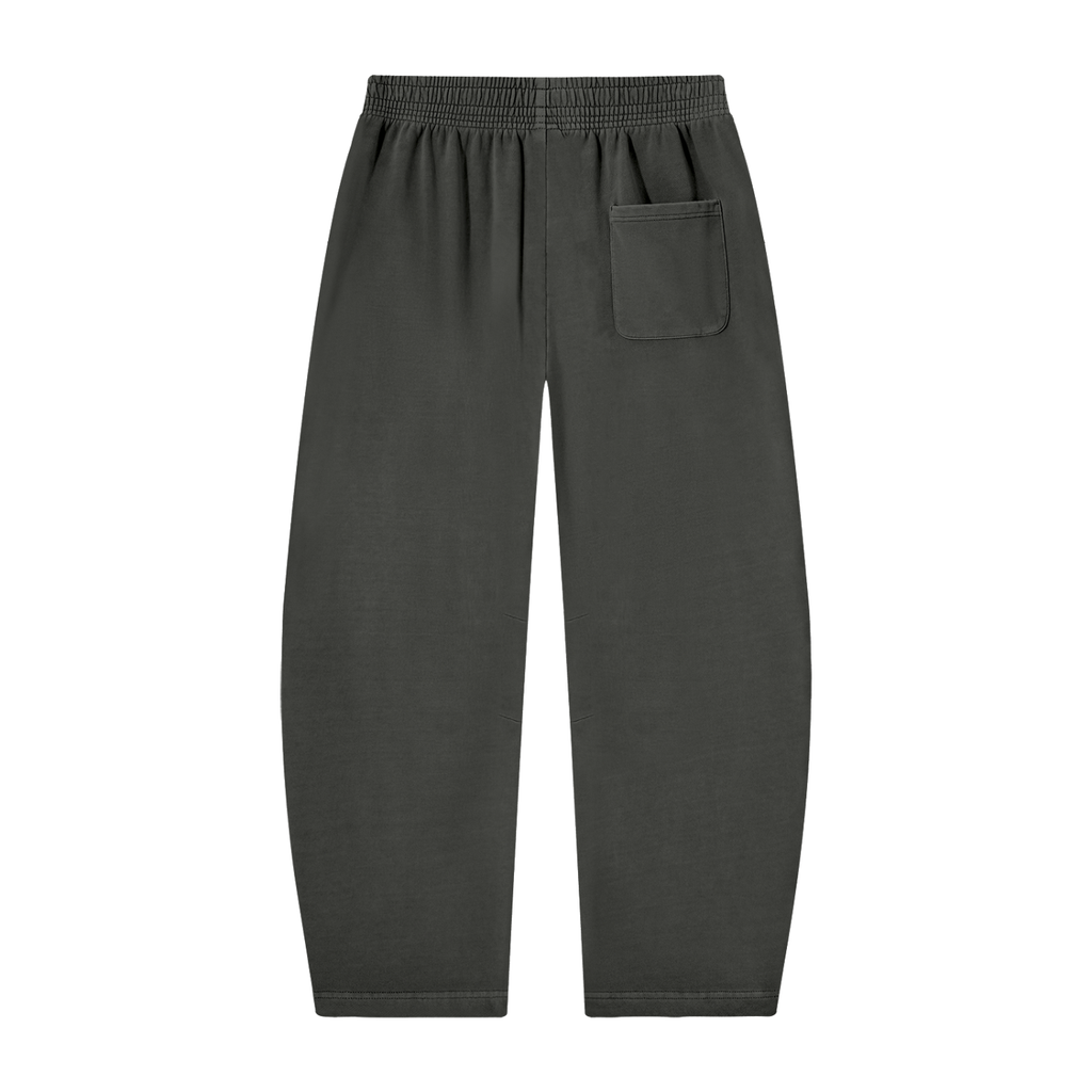 Jogger Barrel Leg Coton Délavé — Signature