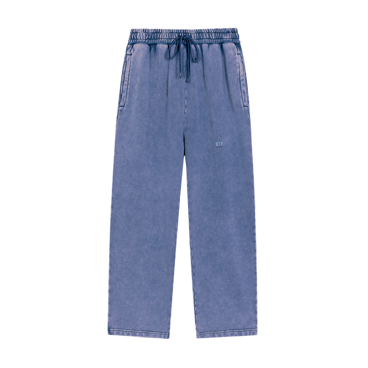 Pantalon Molleton Délavé Neige — Signature