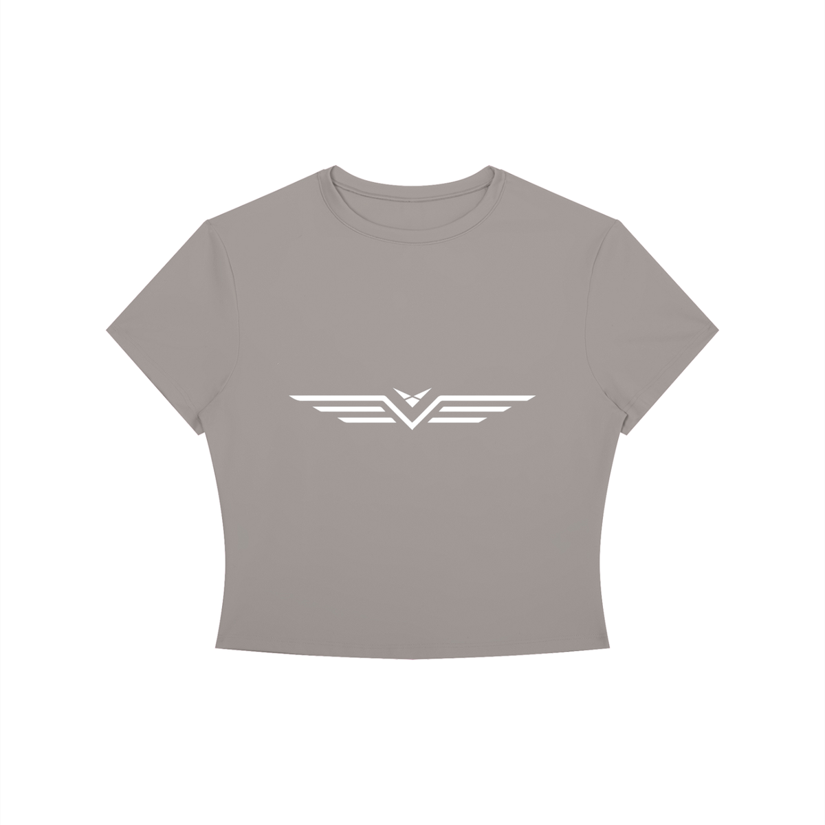 Crop Tee Sport Col Rond