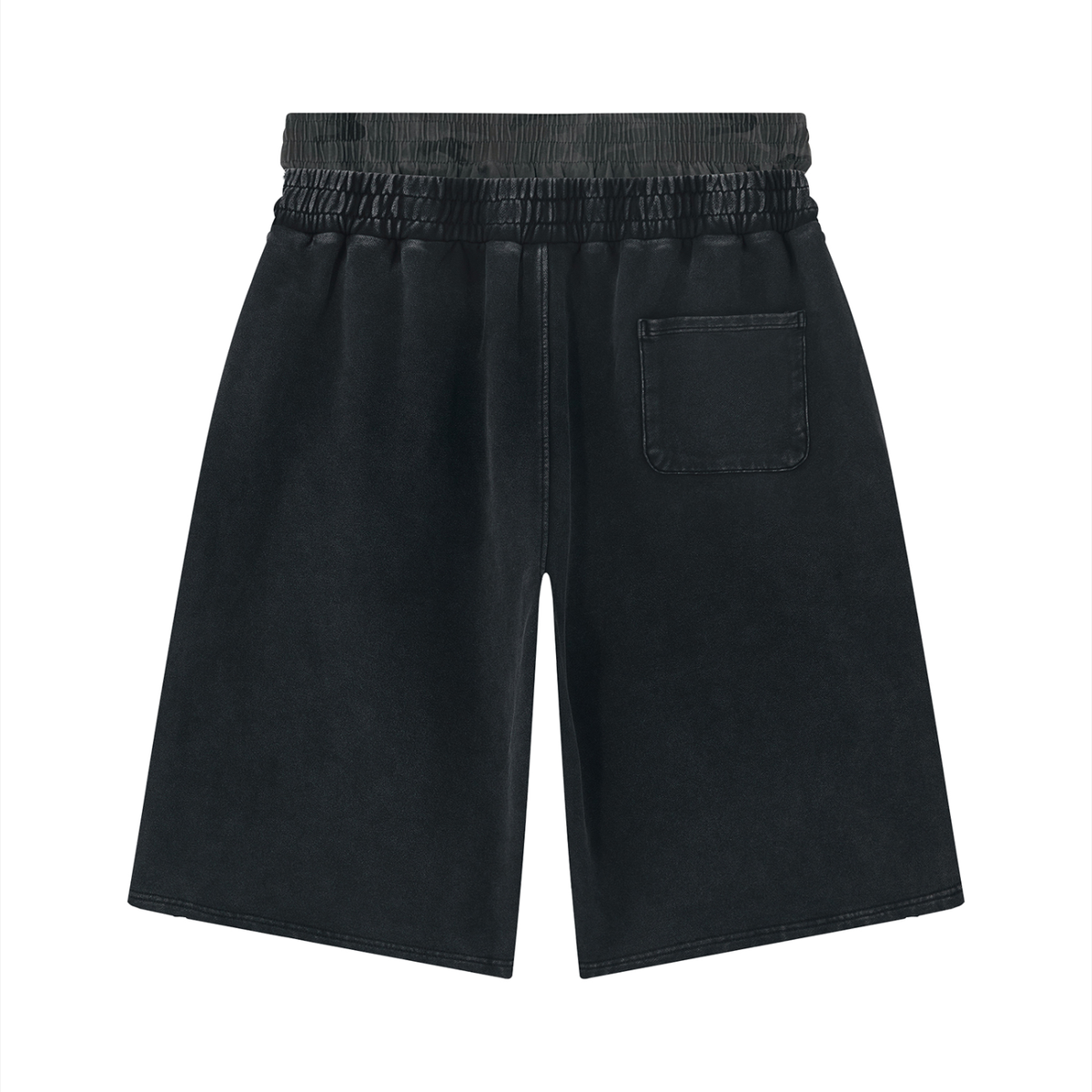 Short Large Délavé Déchiré