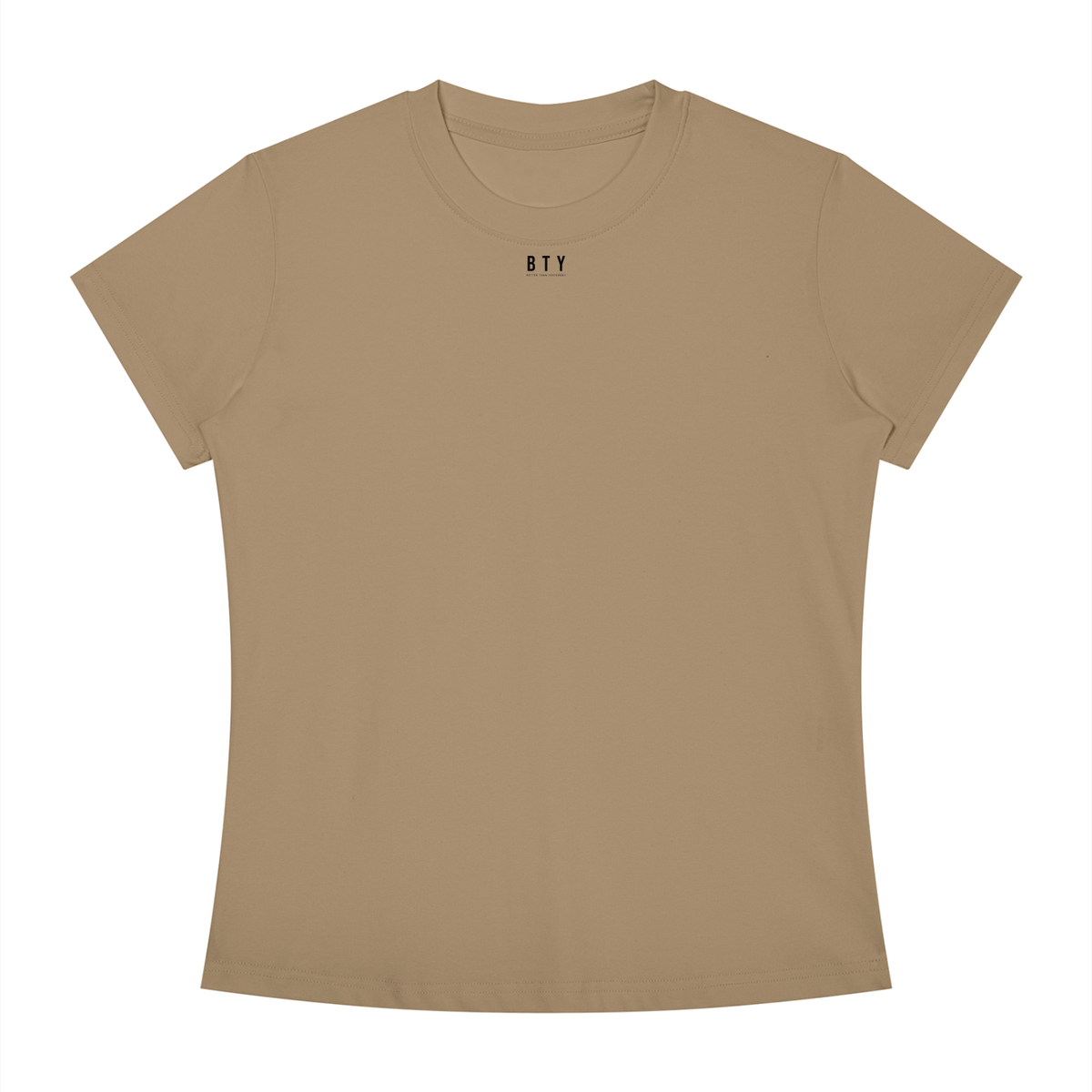 Tee Ajusté Col Rond — Signature