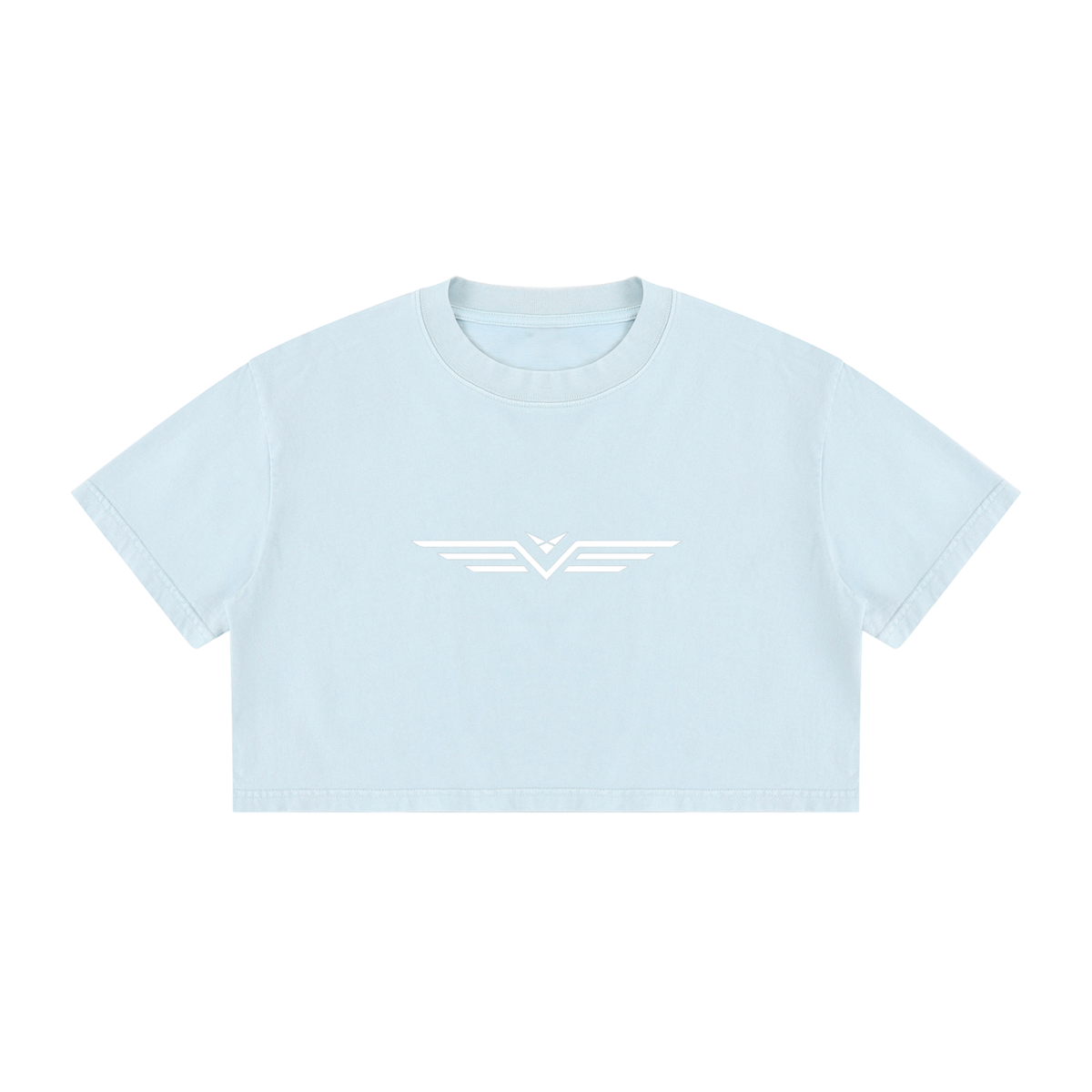 Crop Tee Délavé Minéral