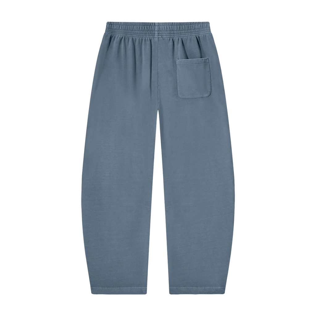 Jogger Barrel Leg Coton Délavé — Signature