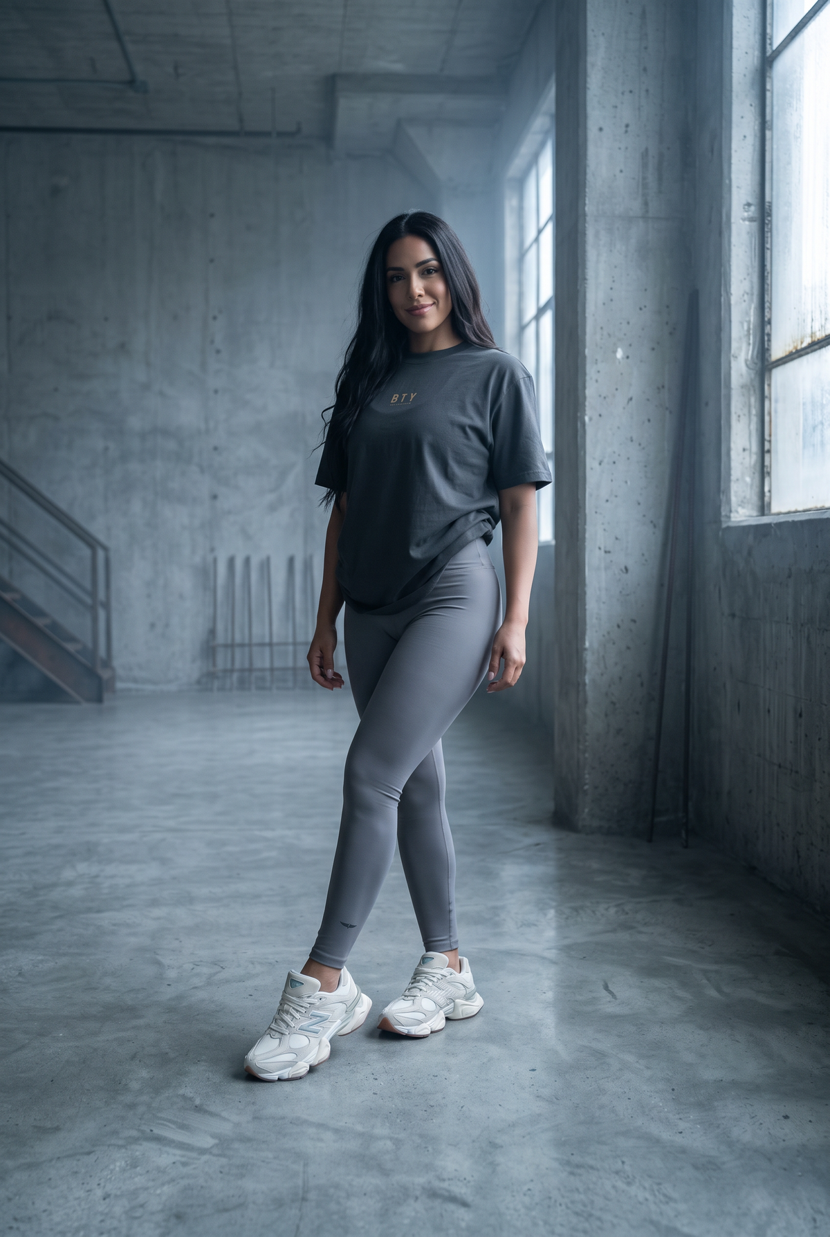 Legging Taille Haute porté — legging BTY Concept, streetwear athlétique