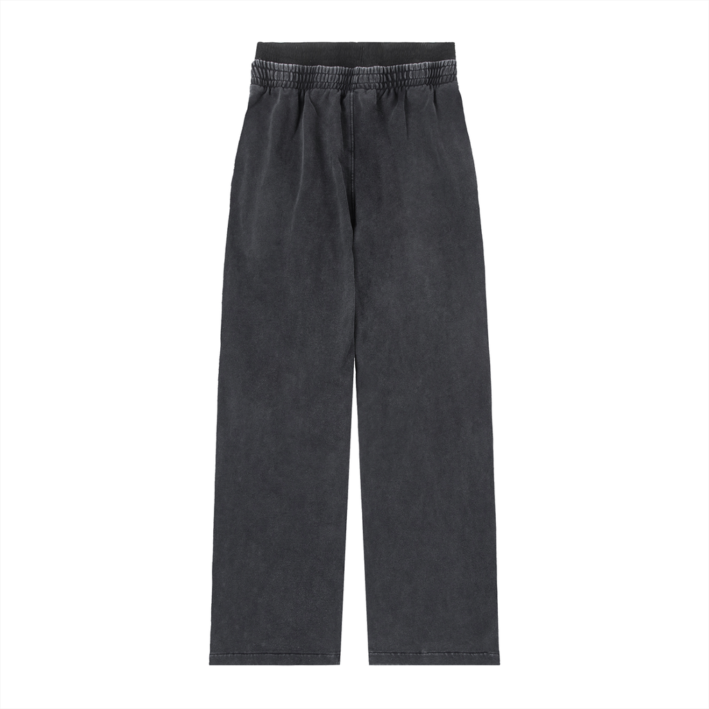 Pantalon Taille Haute Délavé Vintage