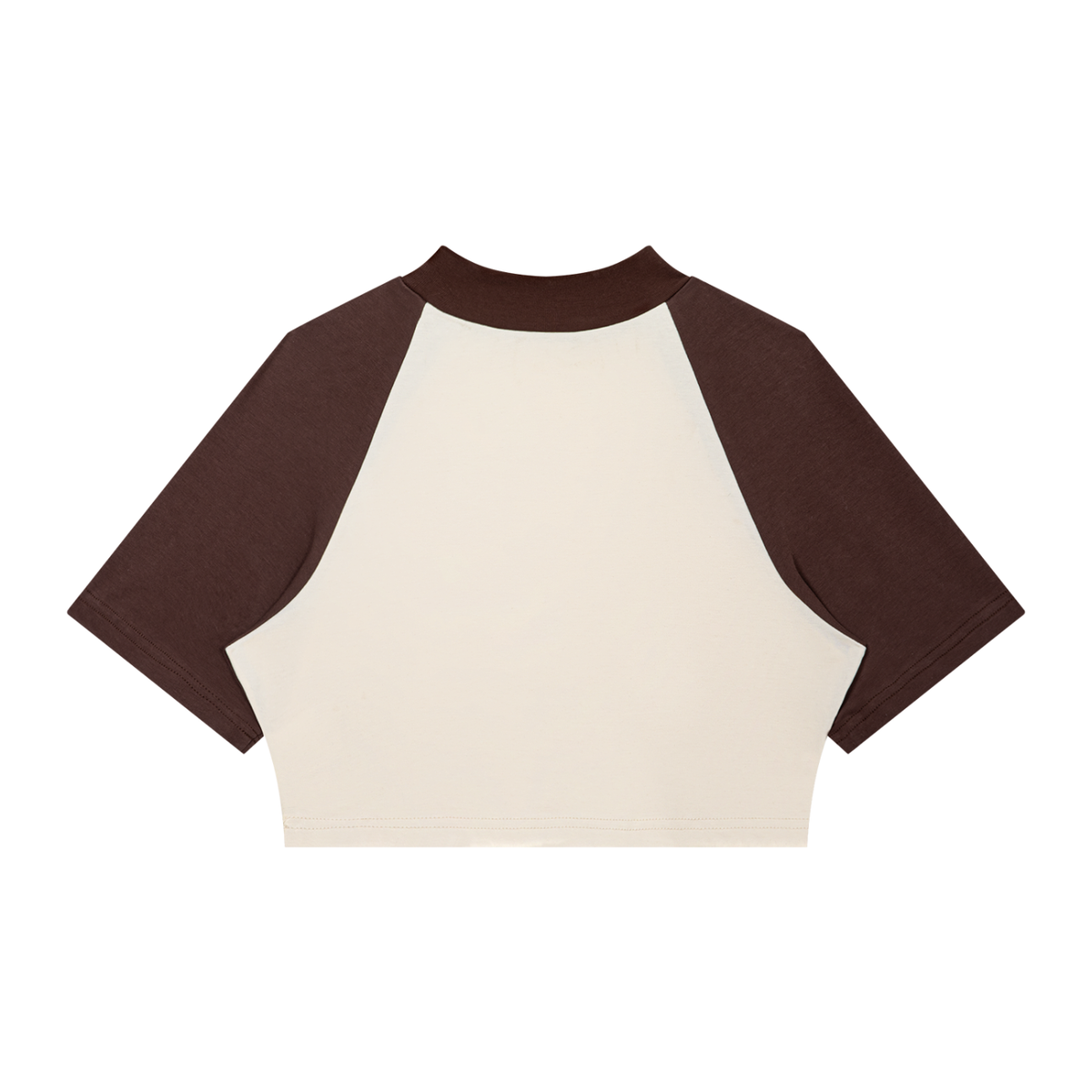 Crop Tee Raglan Bicolore