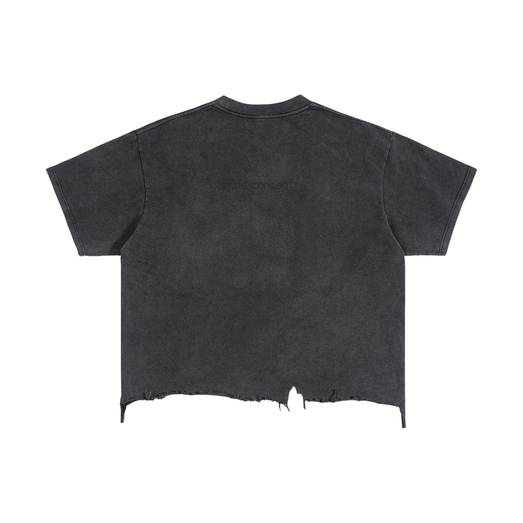 Tee Boxy Bords Déchirés — Manifeste