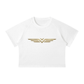 Crop Tee Raglan Délavé Minéral