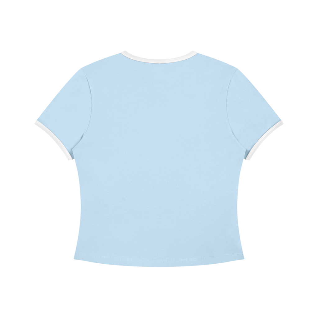 Tee Bicolore Col Rond