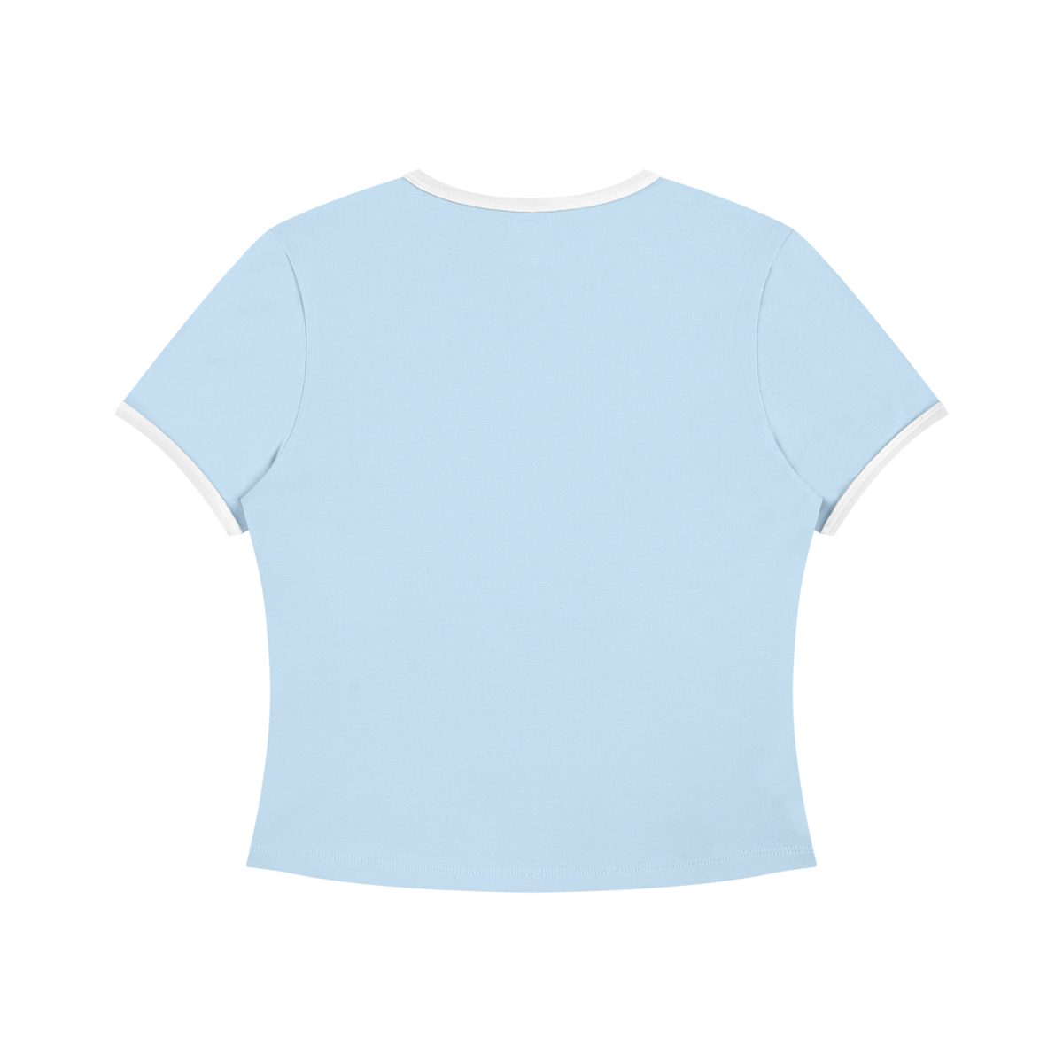 Tee Bicolore Col Rond