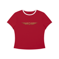Tee Bicolore Col Rond