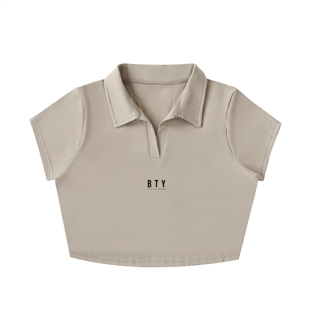 Crop Polo Col V — Signature