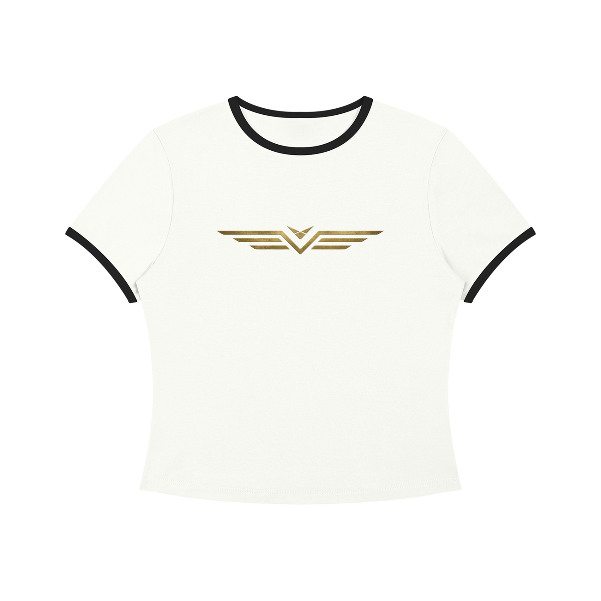 Tee Bicolore Col Rond