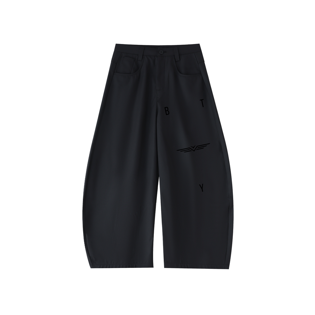 Pantalon Barrel Fluide