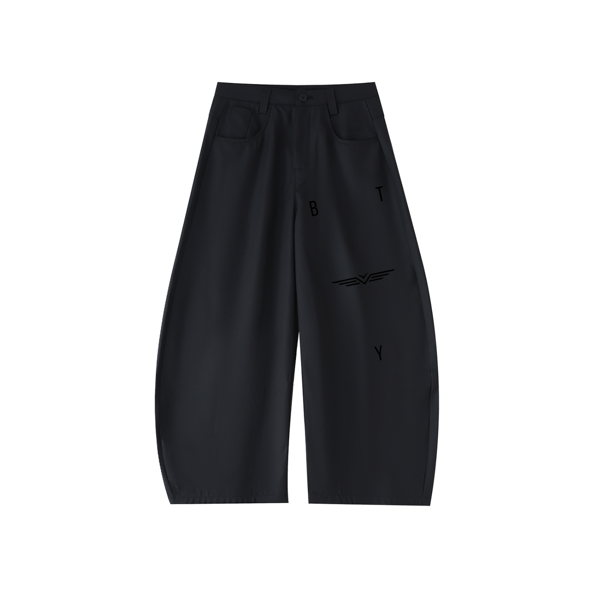 Pantalon Barrel Fluide