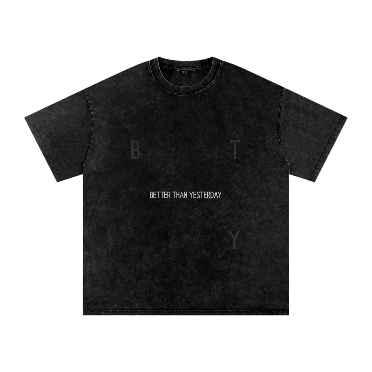 Tee Oversize Délavé Neige — Étendard