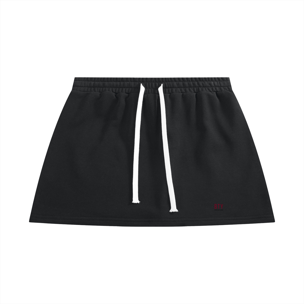 Mini-Jupe Trapèze — Signature Rouge