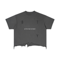 Tee Boxy Bords Déchirés — Manifeste