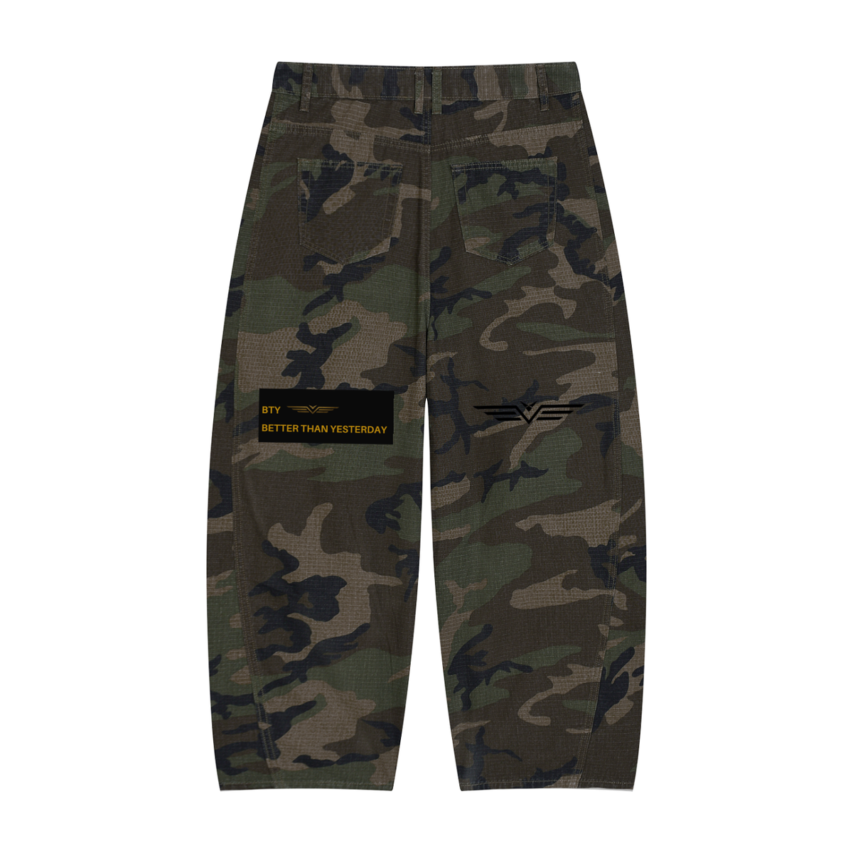 Pantalon Cargo Camo Barrel Leg — Étendard