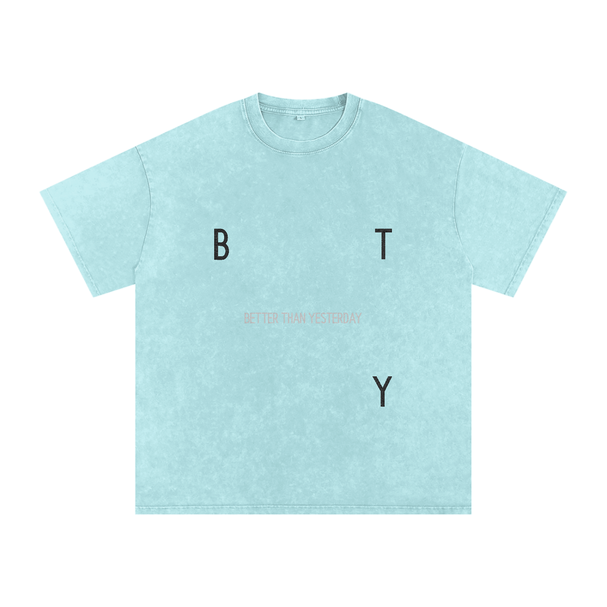Tee Oversize Délavé Neige — Étendard