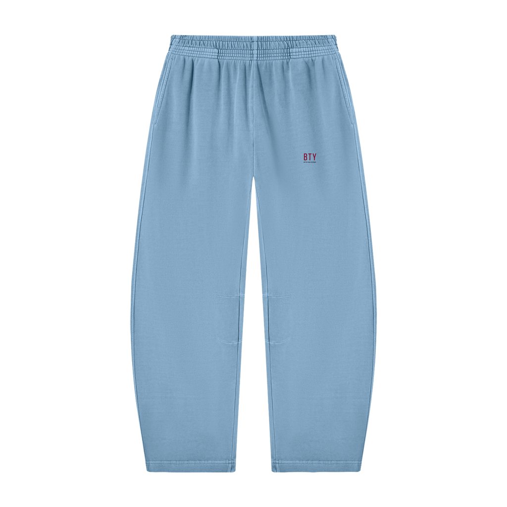Jogger Barrel Leg Coton Délavé — Signature