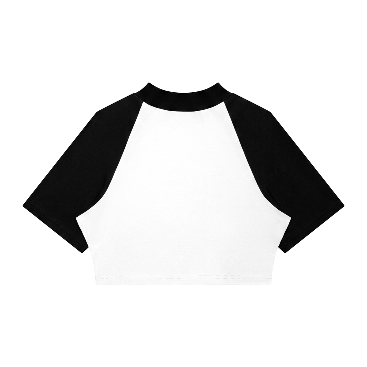 Crop Tee Raglan Bicolore