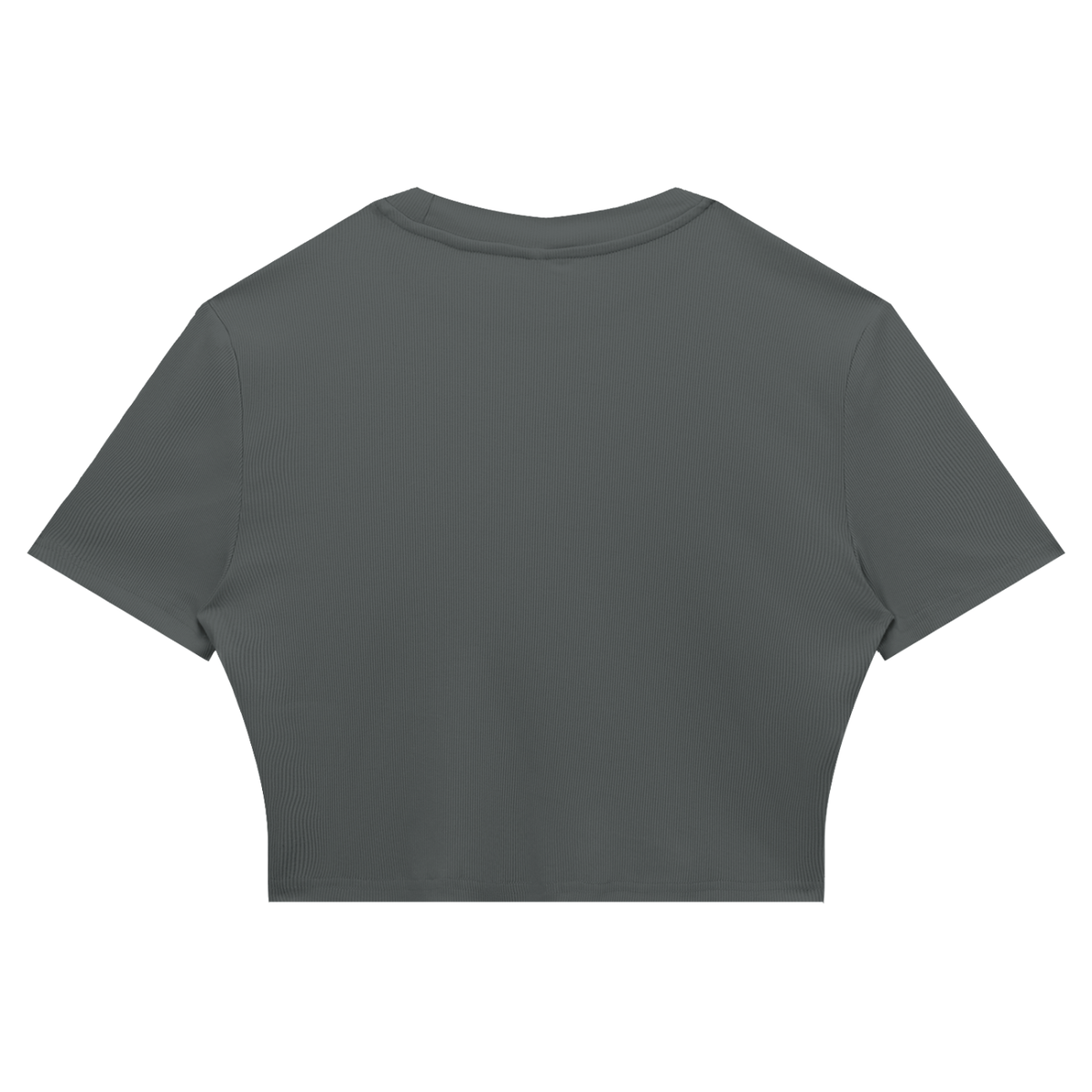 Crop Tee Côtelé Ajusté