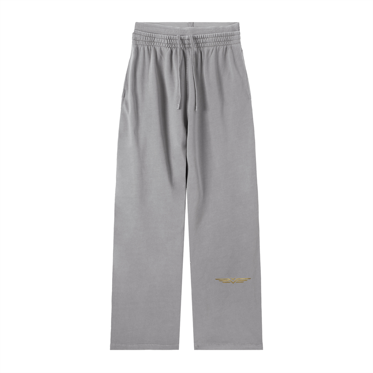 Pantalon Taille Haute Délavé Vintage