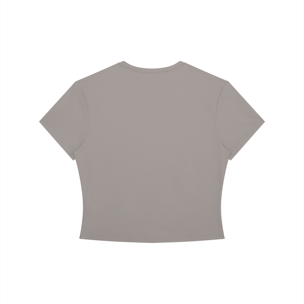 Crop Tee Sport Col Rond