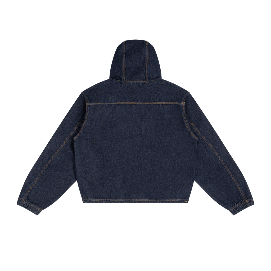 Veste en Jean à Capuche — Glyphe Or